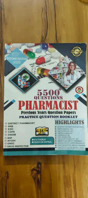 Pharmacist 5500+ Questions Previous Years Question Papers Practice Book