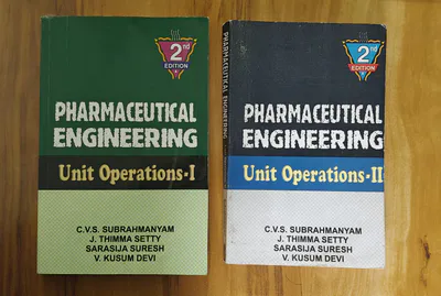 Pharmaceutical Engineering Unit Operations I & II 2nd Edition (both books) | C.V.S. Subrahmanyam