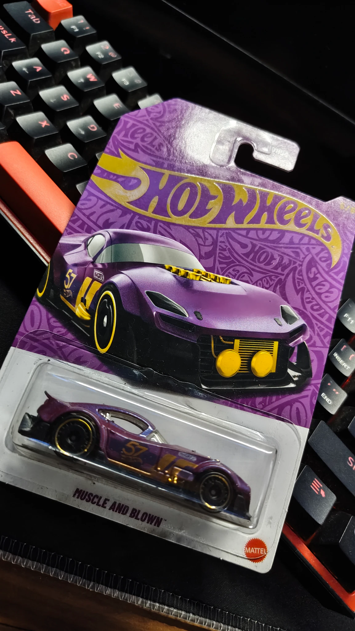 Hot Wheels Muscle and Blown – Purple #57 | Mattel Die-Cast Car