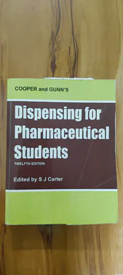 Cooper and Gunn's Dispensing for Pharmaceutical Students 12th Edition