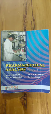 Pharmaceutical Analysis Volume-I by A.V. Kasture | Pharmacy Textbook